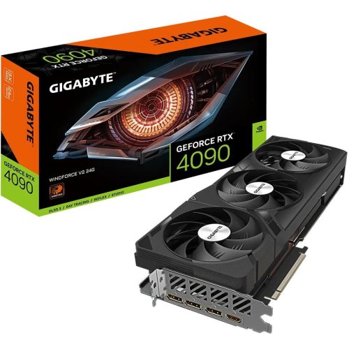 Відеокарта GIGABYTE GeForce RTX 4090 24GB GDDR6X (GV-N4090WF3V2-24GD)