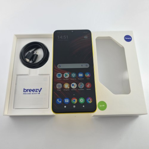 Смартфон POCO M3 4/64Gb Yellow USED **