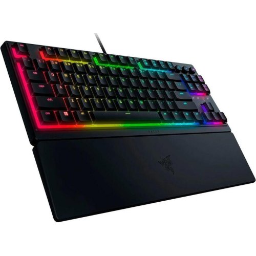 Клавіатура дротова Razer Ornata V3 TKL RGB 84key Mecha-Membrane Switch USB UA Black (RZ03-04881800-R371)