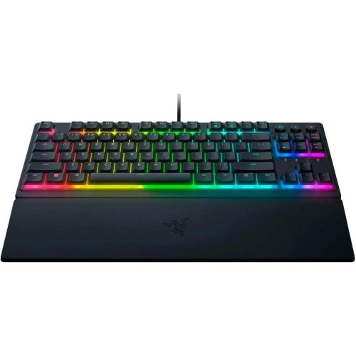 Клавіатура дротова Razer Ornata V3 TKL RGB 84key Mecha-Membrane Switch USB UA Black (RZ03-04881800-R371)