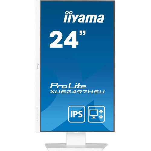 Монітор iiyama 23.8 IPS РК, 1920х1080, 100Гц, 16:9, 1 мс (MPRT), Adaptive Sync, 1xHDMI 1.4, 1xDP 1.2, 2xUSB (XUB2497HSU-W2)