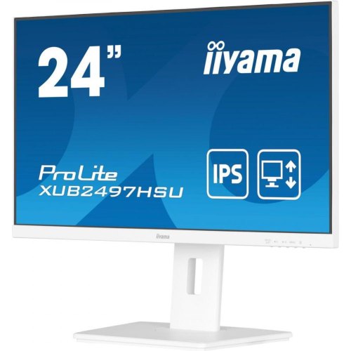 Монітор iiyama 23.8 IPS РК, 1920х1080, 100Гц, 16:9, 1 мс (MPRT), Adaptive Sync, 1xHDMI 1.4, 1xDP 1.2, 2xUSB (XUB2497HSU-W2)