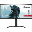 Монітор ігровий iiyama 34 VA РК, вигнутий, 3440х1440, 180Гц, 21:9, 0.3 мс (MPRT), HDR400, FreeSync, 2xHDMI (GCB3481WQSU-B1)