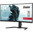 Монітор ігровий iiyama 34 VA РК, вигнутий, 3440х1440, 180Гц, 21:9, 0.3 мс (MPRT), HDR400, FreeSync, 2xHDMI (GCB3481WQSU-B1)