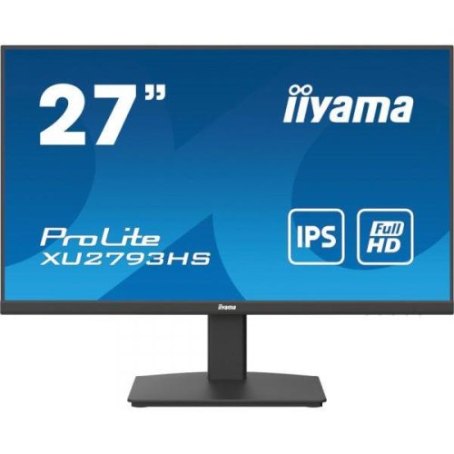 Монітор iiyama 27 IPS РК, 1920х1080, 100Гц, 16:9, 1 мс (MPRT), FreeSync, 1xHDMI 1.4, 1xDP 1.2, SP 2x2 Вт (XU2793HS-B6)