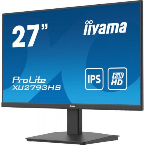 Монітор iiyama 27 IPS РК, 1920х1080, 100Гц, 16:9, 1 мс (MPRT), FreeSync, 1xHDMI 1.4, 1xDP 1.2, SP 2x2 Вт (XU2793HS-B6)