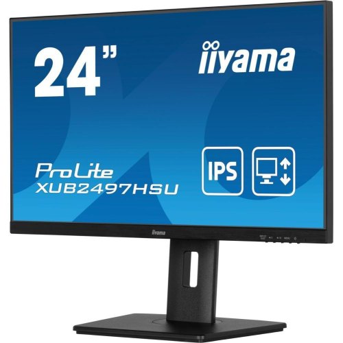 Монітор iiyama 23.8 IPS РК, 1920х1080, 100Гц, 16:9, 1 мс (MPRT), Adaptive Sync, 1xHDMI 1.4, 1xDP 1.2, 2xUSB (XUB2497HSU-B2)