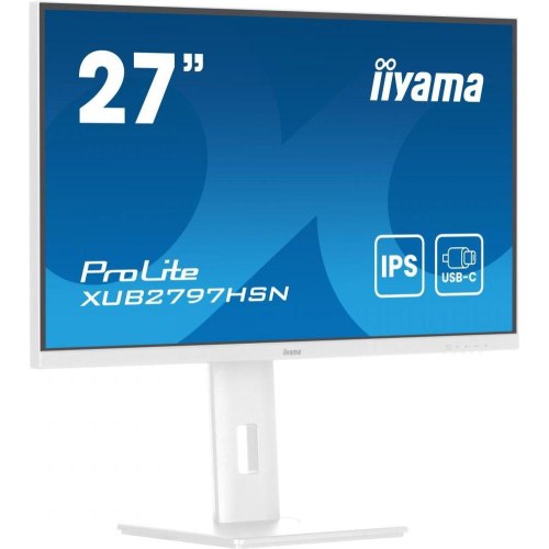 Монітор iiyama 27 IPS РК, 1920х1080, 100Гц, 16:9, 1 мс (MPRT),  Adaptive Sync, 1xHDMI 1.4, 1xDP 1.2, 1xDP out (XUB2797HSN-W2)