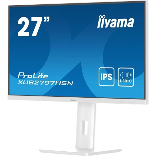 Монітор iiyama 27 IPS РК, 1920х1080, 100Гц, 16:9, 1 мс (MPRT),  Adaptive Sync, 1xHDMI 1.4, 1xDP 1.2, 1xDP out (XUB2797HSN-W2)
