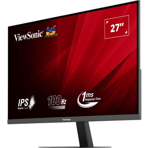 Монітор ViewSonic 27 SuperClear IPS РК, 2560х1440, 100Гц, 16:9, 1 мс, HDMI 2.0 (with HDCP 2.2), DisplayPort (VA2708-2K-HD)