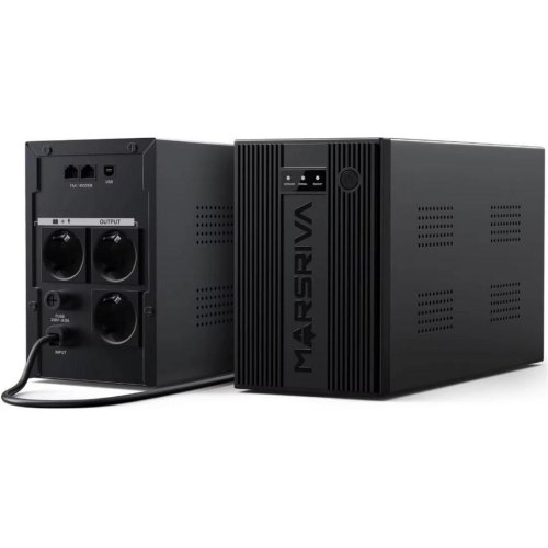 Джерело безперебійного живлення Marsriva 1000VA Smart Line-Interactive UPS (MR-UF1000)