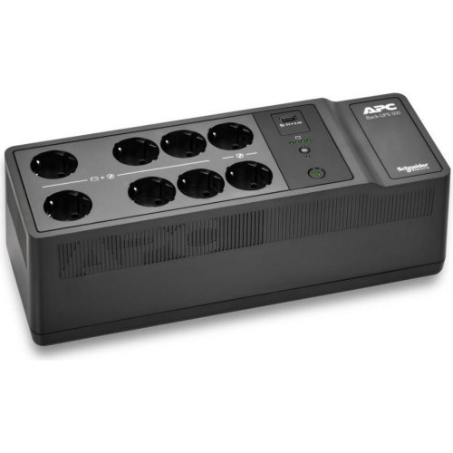 Джерело безперебійного живлення APC 300W/500VA, Standby, Schuko, USB charging port (BE500G2-GR)