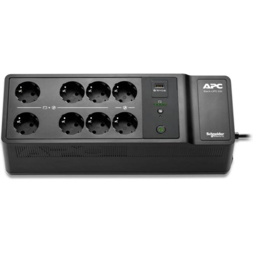 Джерело безперебійного живлення APC 300W/500VA, Standby, Schuko, USB charging port (BE500G2-GR)