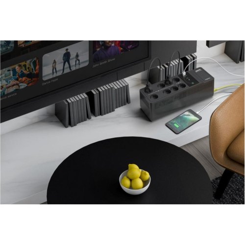 Джерело безперебійного живлення APC 300W/500VA, Standby, Schuko, USB charging port (BE500G2-GR)