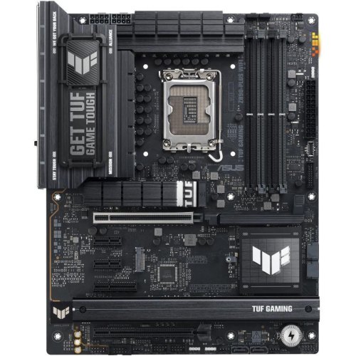 Материнська плата Asus TUF GAMING Z890-PLUS WIFI, s1851, 4xDDR5, HDMI, DP, 2xUSB4, 5xPCIe, 4xM.2, 4xSATA, LAN 2.5Gb