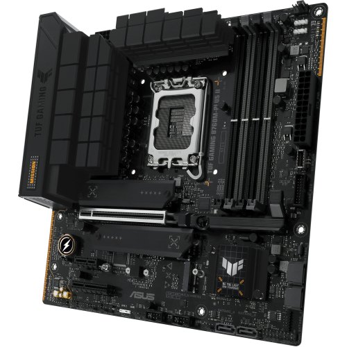 Материнська плата Asus TUF GAMING B760M-PLUS II, s1700, 4xDDR5, HDMI, DP, 3xPCIe, 4xSATA, 3xM.2, LAN 2.5Gb