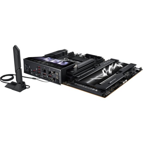 Материнська плата Asus ROG CROSSHAIR X870E HERO, sAM5, 4xDDR5, HDMI, 2xUSB4, 2xPCIe, 5xM.2, 4xSATA, LAN 5Gb, LAN 2.5Gb