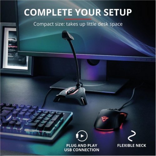 Мікрофон Trust GXT 215 Zabi USB LED (23800)