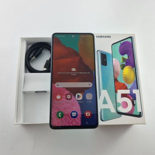 Смартфон Samsung Galaxy A51 128 GB Blue USED **