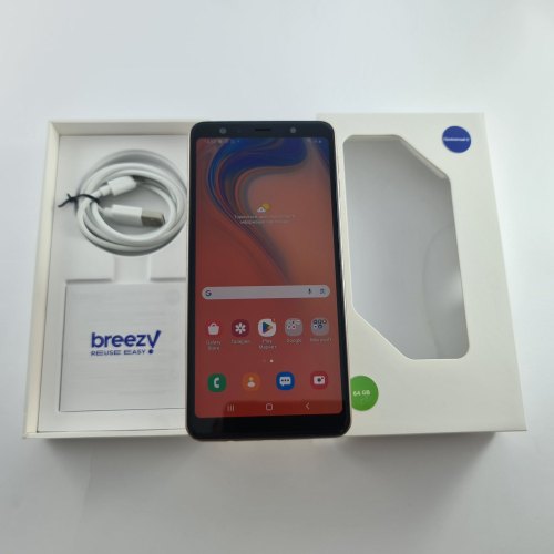 Смартфон Samsung Galaxy A7 2018 (A750F) 64Gb Gold (SM-A750FZDUSEK) USED **