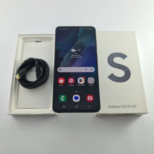 Смартфон Samsung Galaxy S21 FE 5G (G990B) 128Gb Graphite (SM-G990BZADSEK) USED **