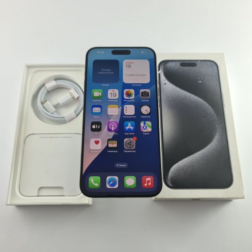 Смартфон iPhone 15 Pro Max 256GB Black Titanium,Model A3106 USED **