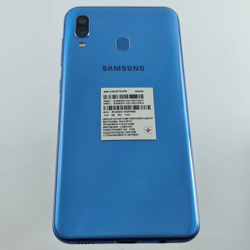 Смартфон Samsung Galaxy A30 (A305F) 64Gb Blue (SM-A305FZBOSEK) USED **