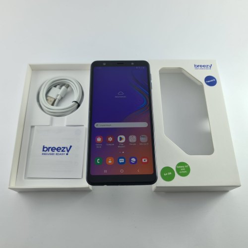 Смартфон Samsung Galaxy A7 2018 (A750F) 64Gb Black (SM-A750FZKUSEK) USED **