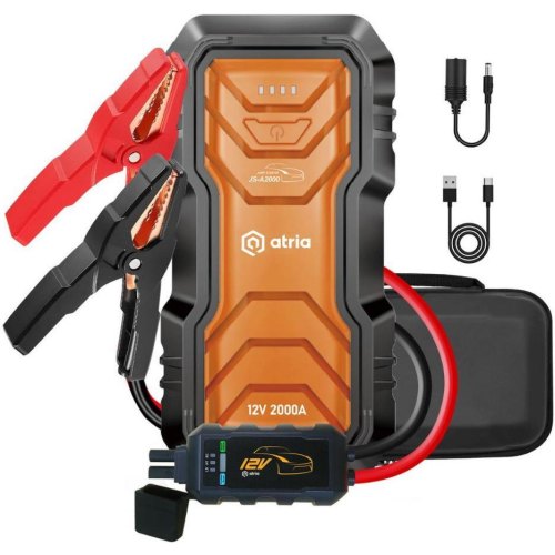 Автономний пусковий пристрій ATRIA JS-A2000 УМБ 2000A/16000mAh QC18W