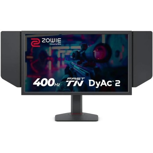 Монітор ігровий BENQ XL2566X+ 24.5 Fast TN РК, 1920х1080, 400Гц, 16:9, 3xHDMI 2.0, 1xDP 1.2, Dark Grey (9H.LMRLB.QBE)