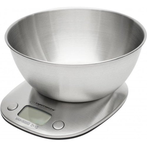 Ваги кухоннi Esperanza EKS008 Kitchen Scale Lychee, з чашею 2л, прямокутні, нержавіюча сталь, вага до 5кг