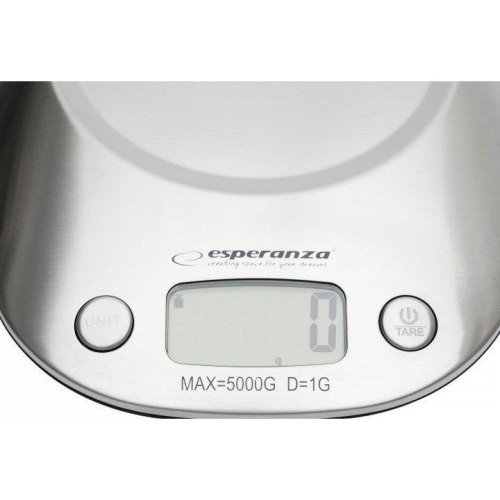 Ваги кухоннi Esperanza EKS008 Kitchen Scale Lychee, з чашею 2л, прямокутні, нержавіюча сталь, вага до 5кг