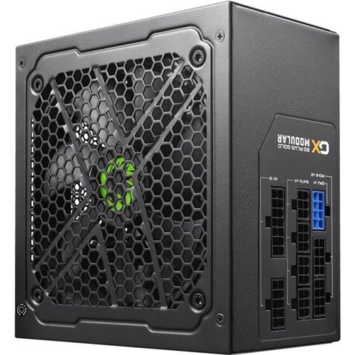 Блок живлення GameMax GX-750 PRO, 750W, ATX, 80 Gold, fan 135mm, fully modular OPP/OVP/UVP/OCP/OTP/SCP, білий
