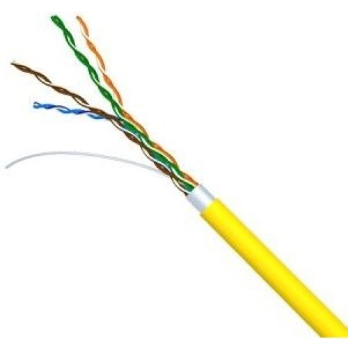 Кабель Molex FTP, cat.5е, PVC, 4 пари, 305м, жовтий (39A-504-FT)