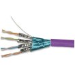 Кабель Molex F/FTP, cat.6A, LSZH, 4 пари, 500м, фіолетовий (CAA-00373-VL)