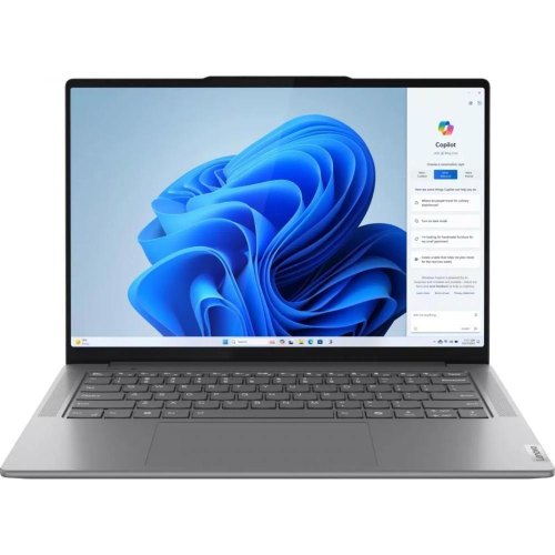Ноутбук Lenovo Yoga Pro 7 14AHP9 Luna Grey (83E3002RIX) (NEW) / 14,5 / IPS / 2560x1600 / AMD Ryzen 7 8845HS / ОЗП: 16 ГБ / AMD Radeon 780M / SSD: 512