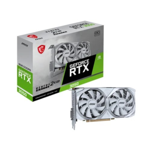 Відеокарта MSI GeForce RTX 3050 VENTUS 2X XS WHITE 8G OC