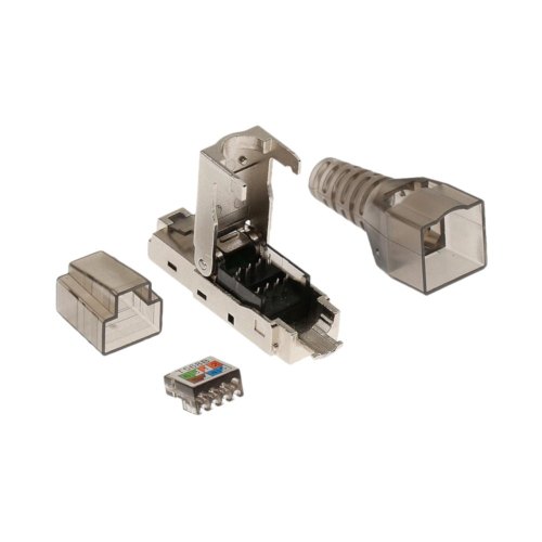 Конектор KINGDA RJ45, STP, cat.6A, безінструментальний (KD-KJ6A-17S)