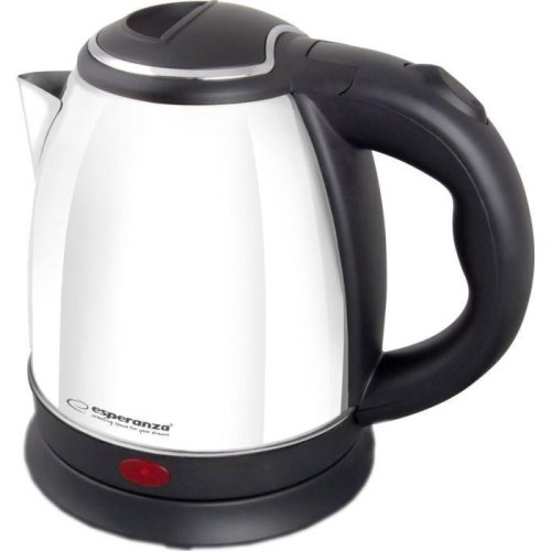 Електрочайник Esperanza, 1л, 1350W, нержавіюча сталь, білий (EKK128W)