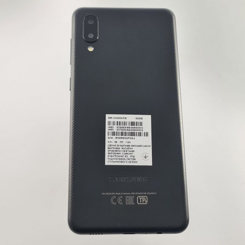 Смартфон Samsung Galaxy A02 (A022F) 32Gb Black (SM-A022GZKBSEK) USED **