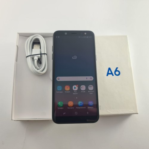 Смартфон Samsung Galaxy A6 2018 (A600F) 32Gb Black (SM-A600FZKNSEK) USED **