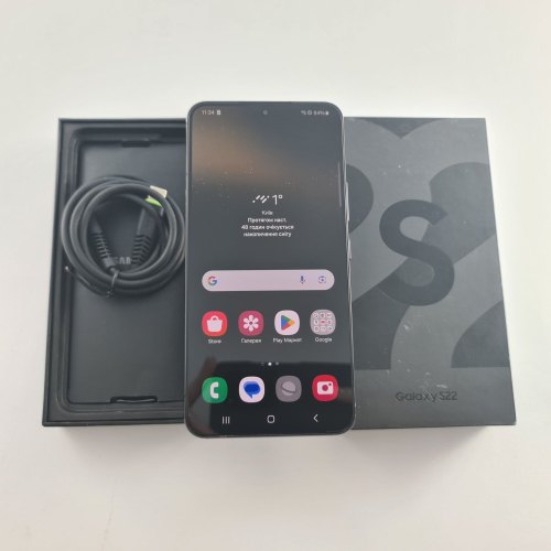 Смартфон Samsung Galaxy S22 (S901B) 256Gb Phantom Black (SM-S901BZKGSEK) USED **