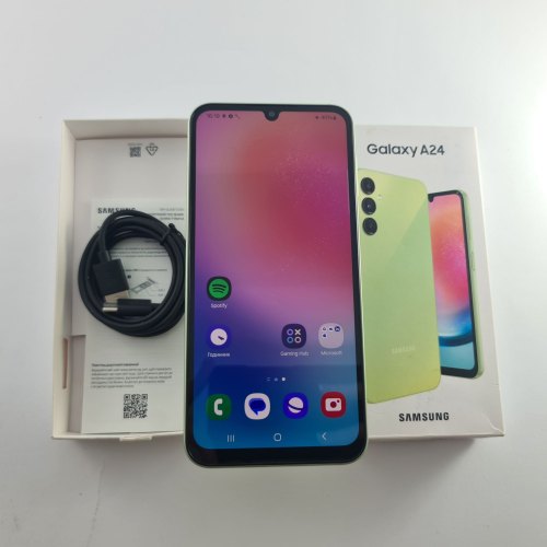 Смартфон Samsung Galaxy A24 (A245F) 128Gb Lime Green (SM-A245FLGVSEK) USED **