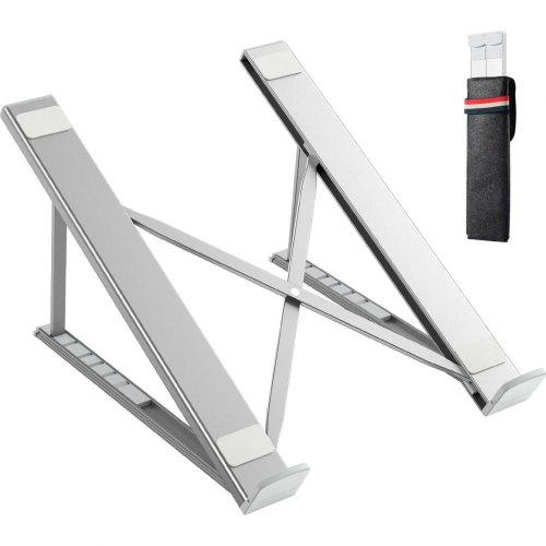 Підставка для ноутбука Choetech Foldable 90-136mm Laptop up 15.6 stand silver (H055-SL)