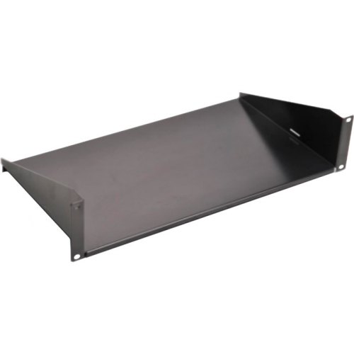 Полиця консольна KINGDA 19, 2U, глибина 350мм, чорна (KD7015-60)