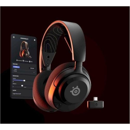Гарнітура ігрова, бездротова SteelSeries Arctis Nova 5 Wireless Black MultiPlatform (61670)