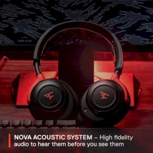 Гарнітура ігрова, бездротова SteelSeries Arctis Nova 7 Wireless Faze Clan (61556)