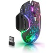 Мишка бездротова, ігрова Defender Oneshot GM-067, LED, 3200 dpi, чорна (52067)
