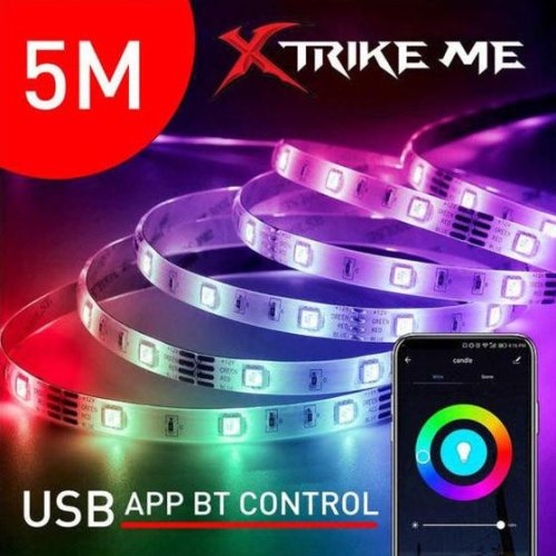 Світлодіодна стрічка XTRIKE ME (5050 Led Chip) Bluetooth, App Control, 5m (HT-5050B5)