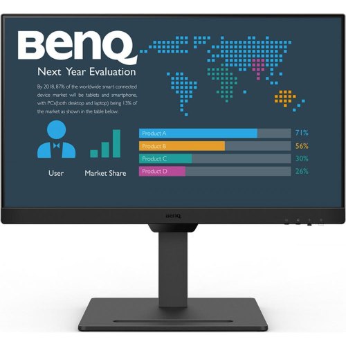 Монітор BenQ BL2490T 23.8 IPS, 100Гц, 2хHDMI, DP, HAS, колонки, чорний